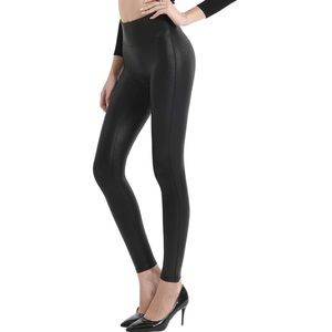 {Retro Gong} Faux Leather Legging